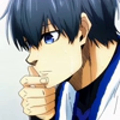 🤔 Эмодзи «Isagi Yoichi Blue LockИсаги Ёичи Синяя тюрьма» для Telegram