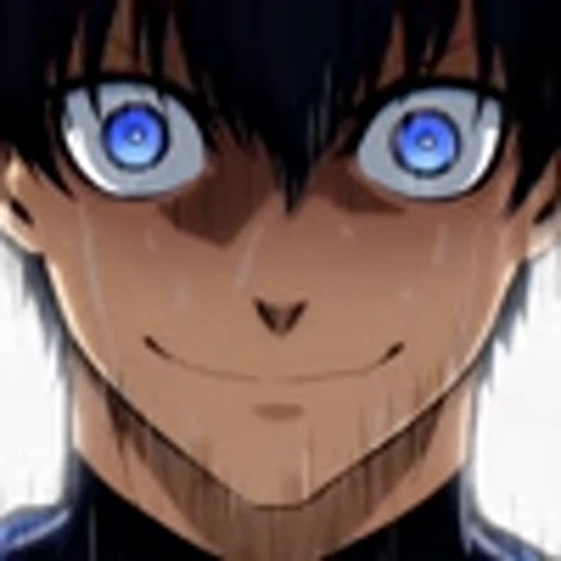🤠 Эмодзи «Isagi Yoichi Blue LockИсаги Ёичи Синяя тюрьма» для Telegram