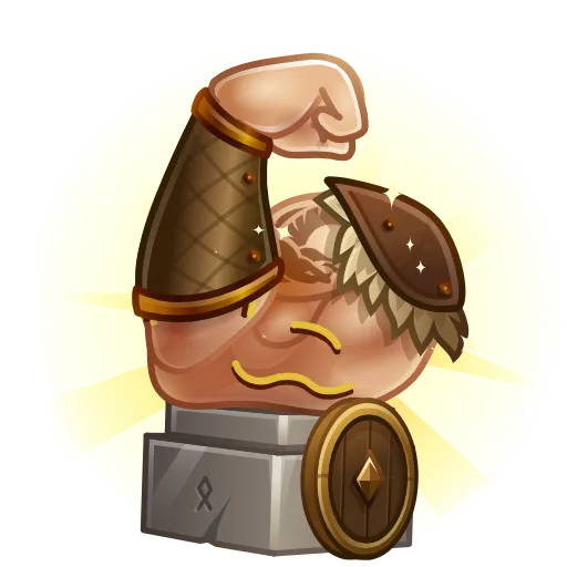 Стикер 42 Mighty Arm