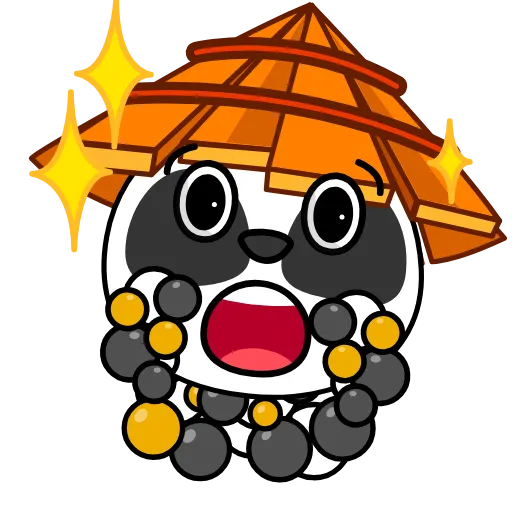 Стикер 5 Panda Warrior
