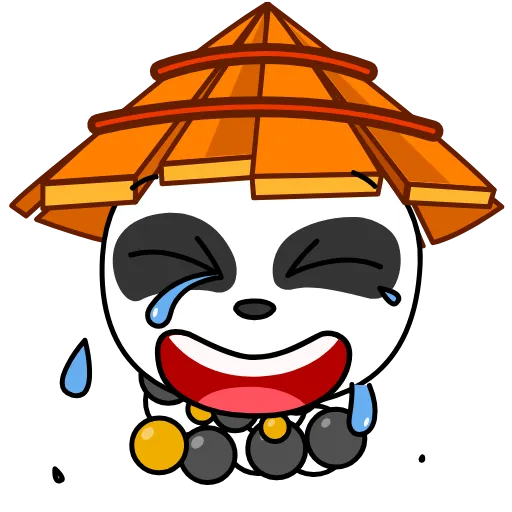 Стикер 8 Panda Warrior
