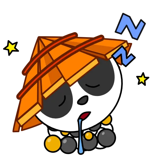 Стикер 12 Panda Warrior