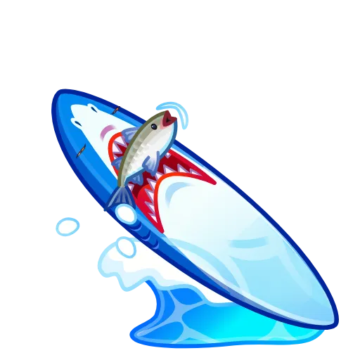 🎁 Стикер «Доски для Сёрфа из тг подарков» для Telegram