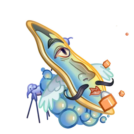 🎁 Стикер «Доски для Сёрфа из тг подарков» для Telegram