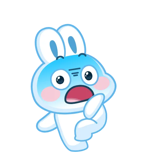 🤩 Стикер «Заяц» для Telegram