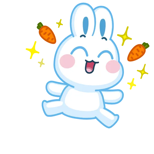 🤩 Стикер «Заяц» для Telegram