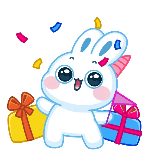 🤩 Стикер «Заяц» для Telegram