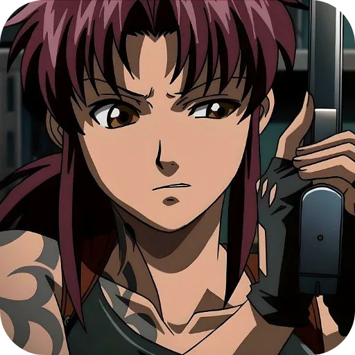 😒 Стикер «Black Lagoon» для Telegram