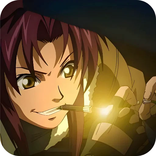😈 Стикер «Black Lagoon» для Telegram