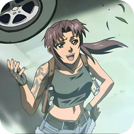 😁 Стикер «Black Lagoon» для Telegram