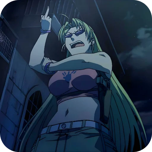 👿 Стикер «Black Lagoon» для Telegram