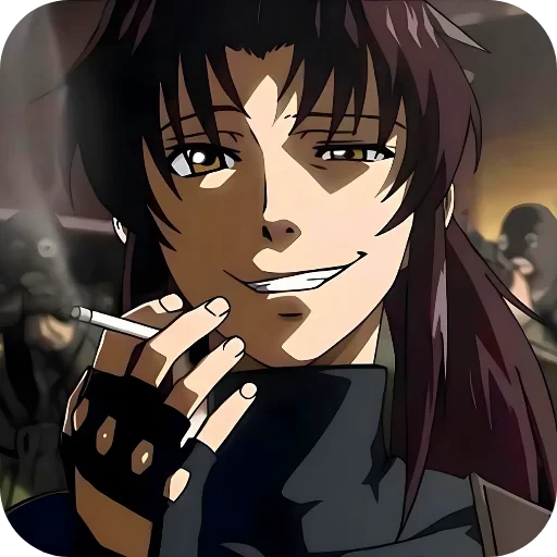 😈 Стикер «Black Lagoon» для Telegram