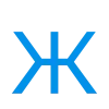 🤩 Эмодзи «Простой голубой шрифт» для Telegram