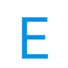 🤩 Эмодзи «Простой голубой шрифт» для Telegram