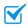 🤩 Эмодзи «Простой голубой шрифт» для Telegram