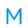 🤩 Эмодзи «Простой голубой шрифт» для Telegram