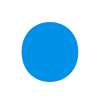 🤩 Эмодзи «Простой голубой шрифт» для Telegram