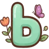 🤩 Эмодзи «Разноцветные нейро буквы» для Telegram