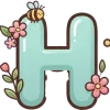 🤩 Эмодзи «Разноцветные нейро буквы» для Telegram