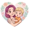 🤩 Эмодзи «Разноцветные нейро буквы» для Telegram