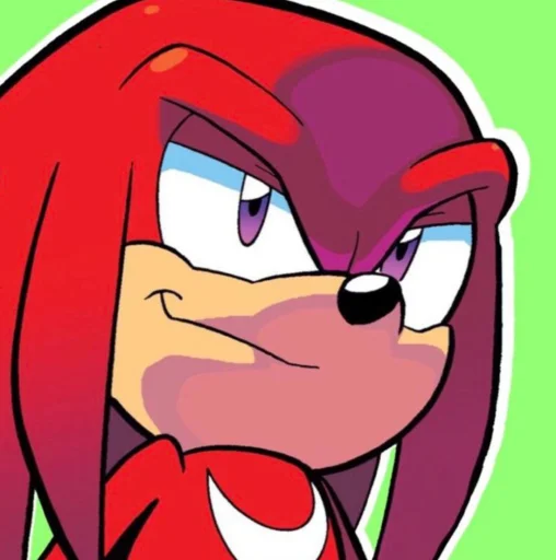 🤩 Стикер «KNUCKLES THE ECHIDNA» для Telegram