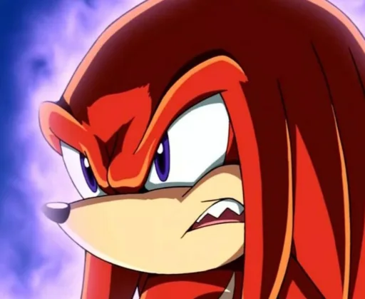 🤩 Стикер «KNUCKLES THE ECHIDNA» для Telegram