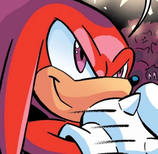 🤩 Стикер «KNUCKLES THE ECHIDNA» для Telegram