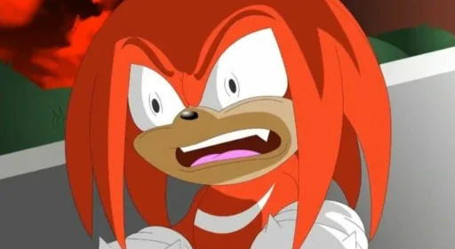 🤩 Стикер «KNUCKLES THE ECHIDNA» для Telegram