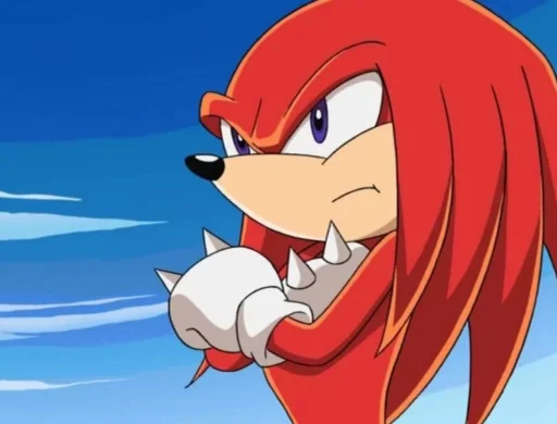 🤩 Стикер «KNUCKLES THE ECHIDNA» для Telegram