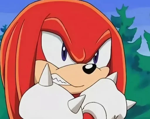 🤩 Стикер «KNUCKLES THE ECHIDNA» для Telegram