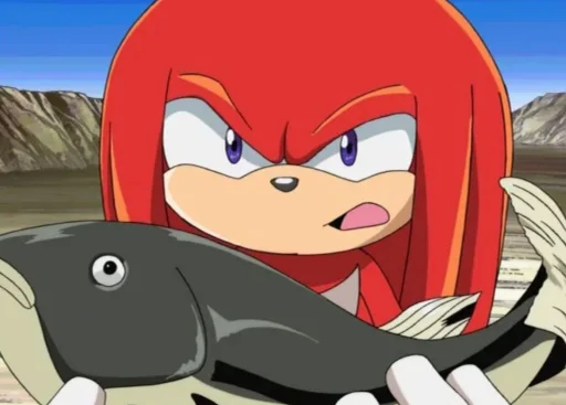 🤩 Стикер «KNUCKLES THE ECHIDNA» для Telegram