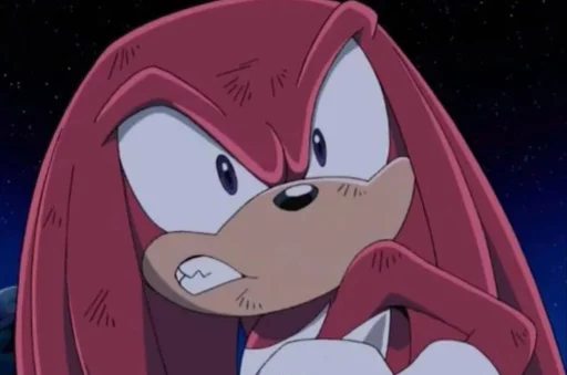🤩 Стикер «KNUCKLES THE ECHIDNA» для Telegram