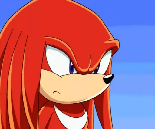 🤩 Стикер «KNUCKLES THE ECHIDNA» для Telegram