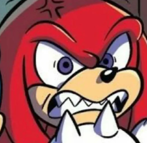 🤩 Стикер «KNUCKLES THE ECHIDNA» для Telegram