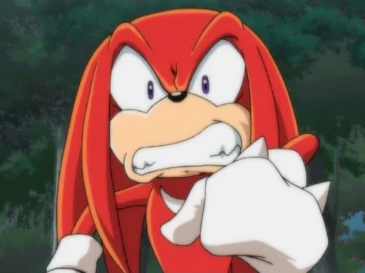 🤩 Стикер «KNUCKLES THE ECHIDNA» для Telegram