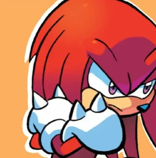 🤩 Стикер «KNUCKLES THE ECHIDNA» для Telegram