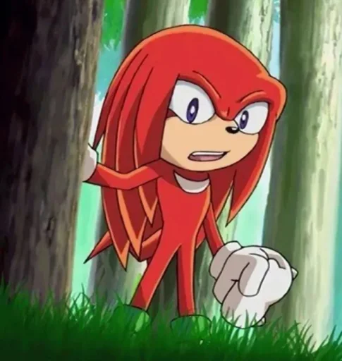 🤩 Стикер «KNUCKLES THE ECHIDNA» для Telegram