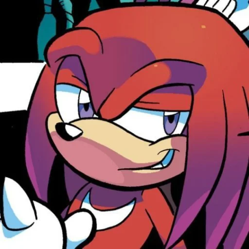 🤩 Стикер «KNUCKLES THE ECHIDNA» для Telegram