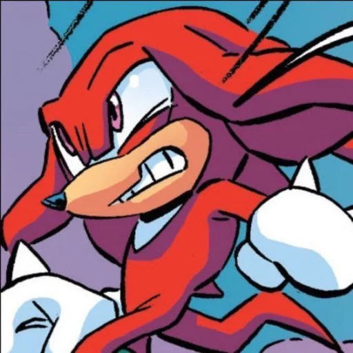 🤩 Стикер «KNUCKLES THE ECHIDNA» для Telegram