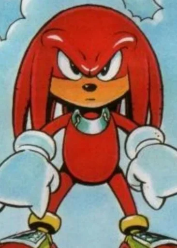 🤩 Стикер «KNUCKLES THE ECHIDNA» для Telegram