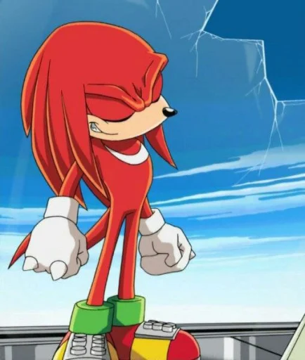 🤩 Стикер «KNUCKLES THE ECHIDNA» для Telegram
