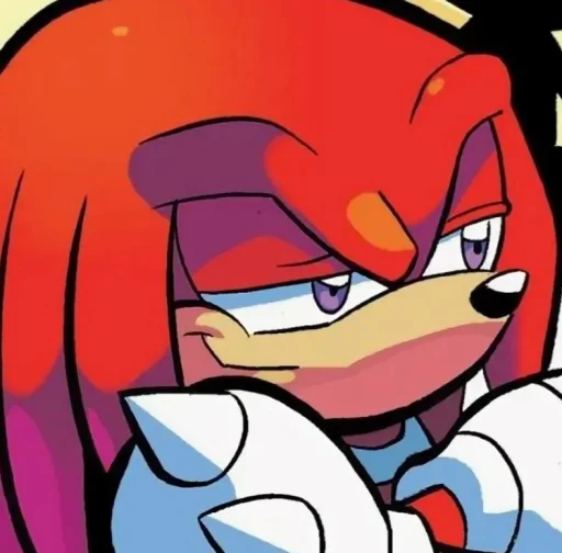 🤩 Стикер «KNUCKLES THE ECHIDNA» для Telegram