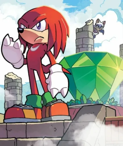 🤩 Стикер «KNUCKLES THE ECHIDNA» для Telegram