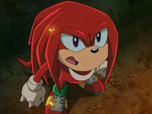 🤩 Стикер «KNUCKLES THE ECHIDNA» для Telegram