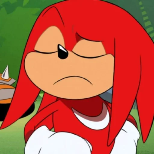 🤩 Стикер «KNUCKLES THE ECHIDNA» для Telegram