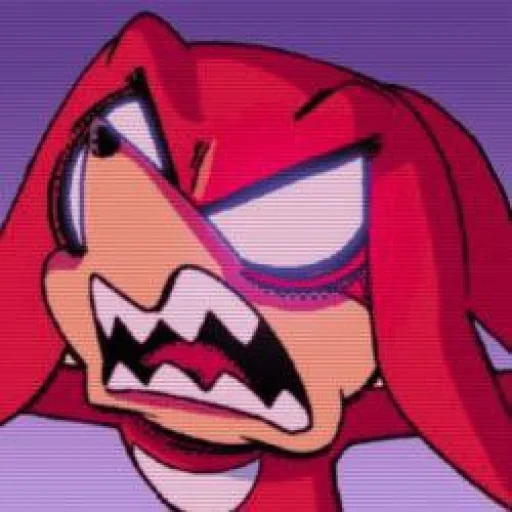 🤩 Стикер «KNUCKLES THE ECHIDNA» для Telegram