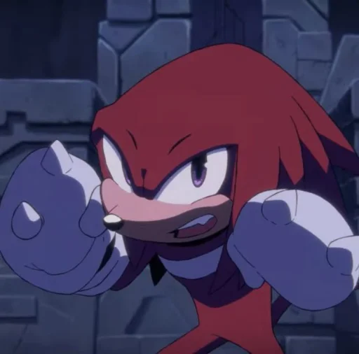 🤩 Стикер «KNUCKLES THE ECHIDNA» для Telegram
