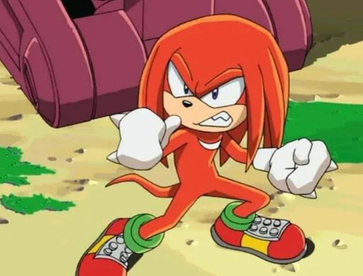 🤩 Стикер «KNUCKLES THE ECHIDNA» для Telegram