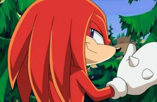 🤩 Стикер «KNUCKLES THE ECHIDNA» для Telegram