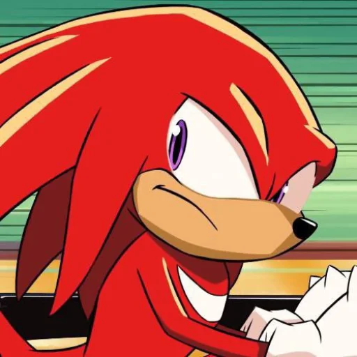 🤩 Стикер «KNUCKLES THE ECHIDNA» для Telegram